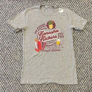 Canvas Gray Crew Neck T-Shirt Kenosha Kickers